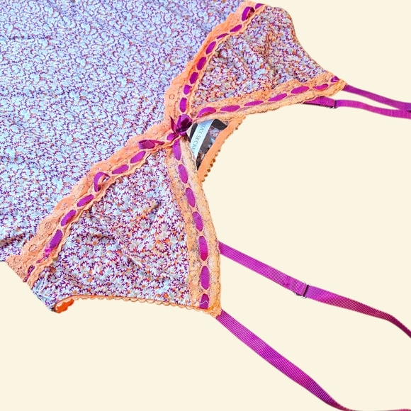 Vintage Victoria's Secret Floral Chemise Slip - Picture 2 of 6